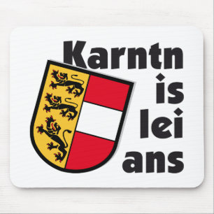 coat of arms Austria Carinthia Is lei ans Dialekt Mouse Pad