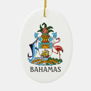 Coat of arms - Bahamas Ceramic Ornament