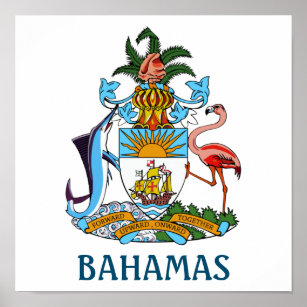 Coat of arms - Bahamas Poster