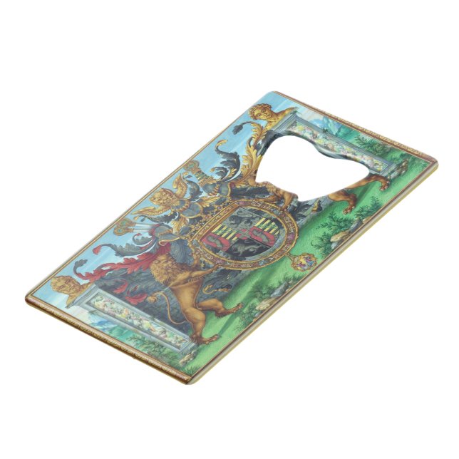 Coat of Arms Bottle Opener (Front Angled)