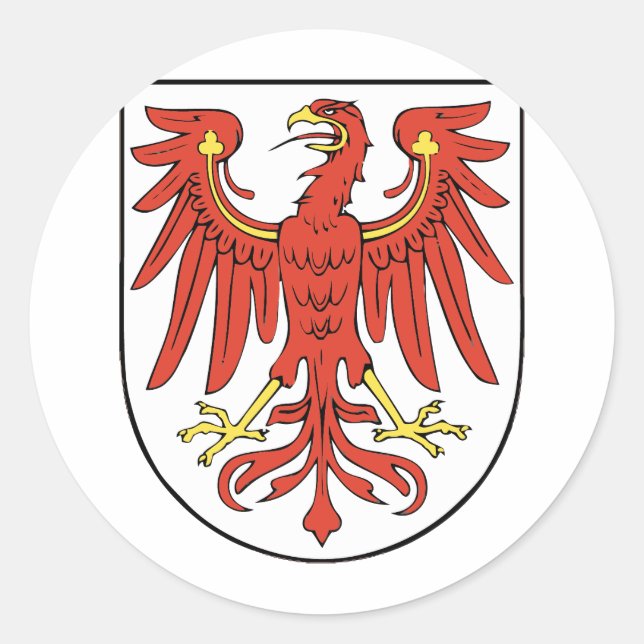 coat of arms classic round sticker (Front)