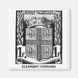 Coat of Arms, Clermont-Ferrand France Magnet