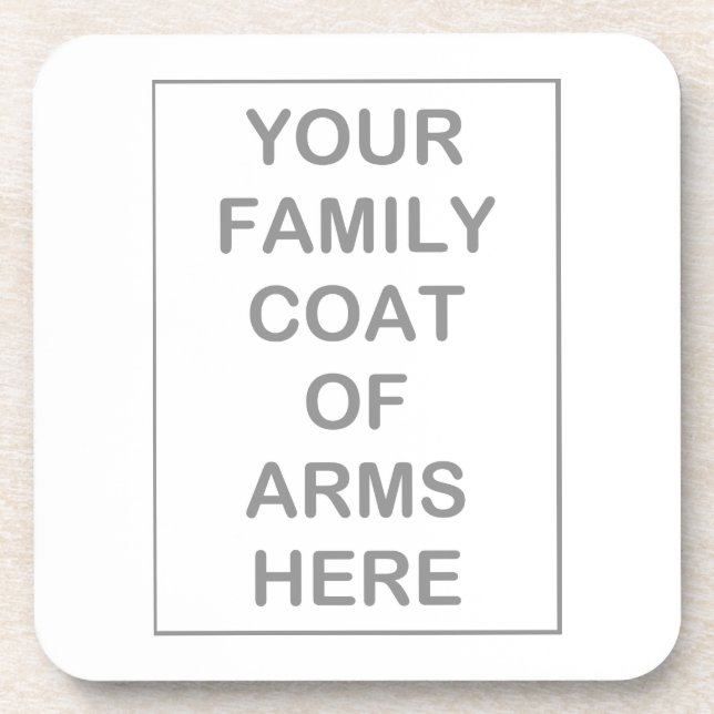 Coat of Arms Cork Coaster (Front)