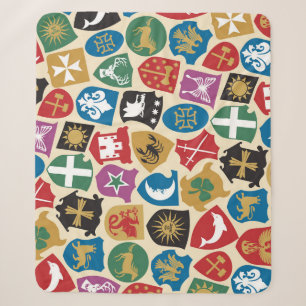 Coat of Arms: Heraldic Background. Sherpa Blanket