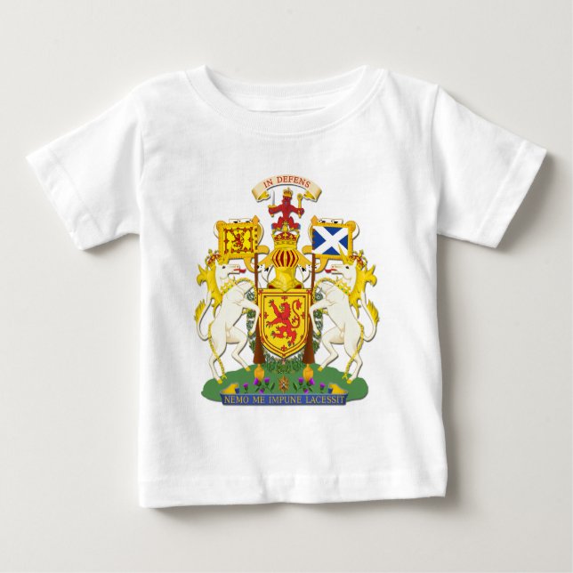 Coat Of Arms Kingdom Of Scotland Baby T-Shirt (Front)