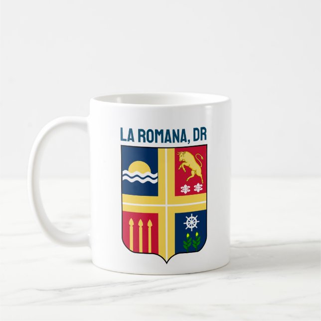 Coat of arms - La Romana, Dominican Republic Coffee Mug (Left)