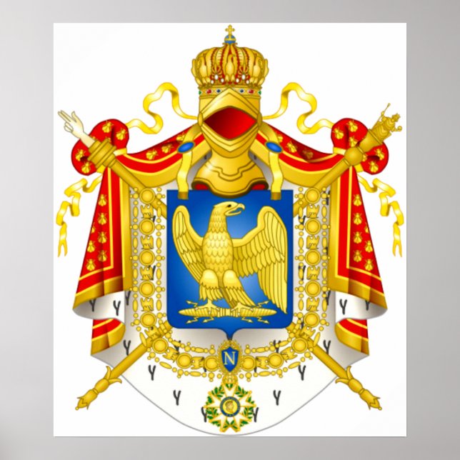Coat of arms Napoleon  Print (Front)