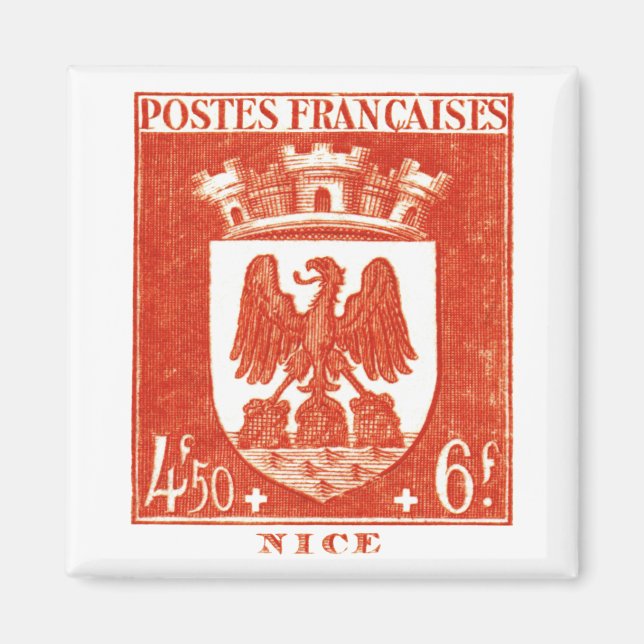 Coat of Arms, Nice France Magnet (Front)