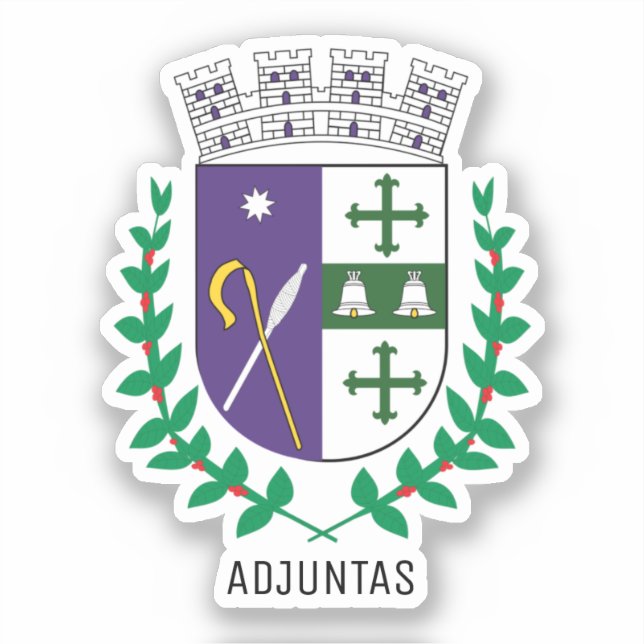 Coat of Arms of Adjuntas, Puerto Rico (Front)