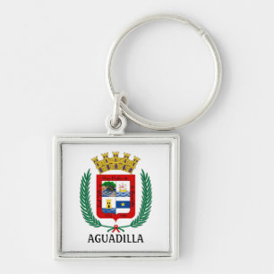 Coat of Arms of Aguadilla, Puerto Rico Key Ring