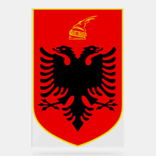 Coat of arms of Albania Acrylic Sign
