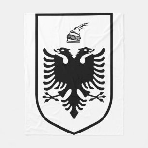 Coat of arms of Albania Fleece Blanket