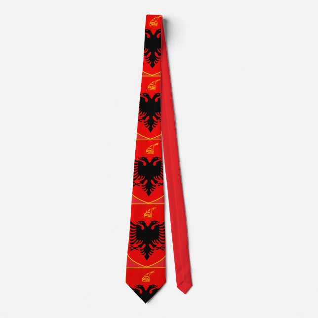 Coat of arms of Albania Tie (Front)