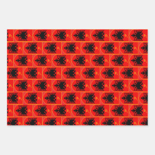 Coat of arms of Albania Wrapping Paper Sheet