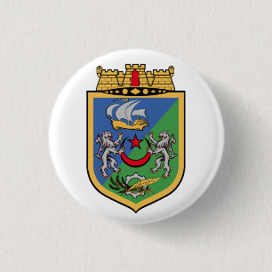 Coat of Arms of Algiers 3 Cm Round Badge