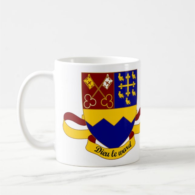 Coat Of Arms Of Ampleforth College Coffee Mug (Left)