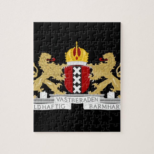 Coat of arms of Amsterdam Jigsaw Puzzle (Vertical)