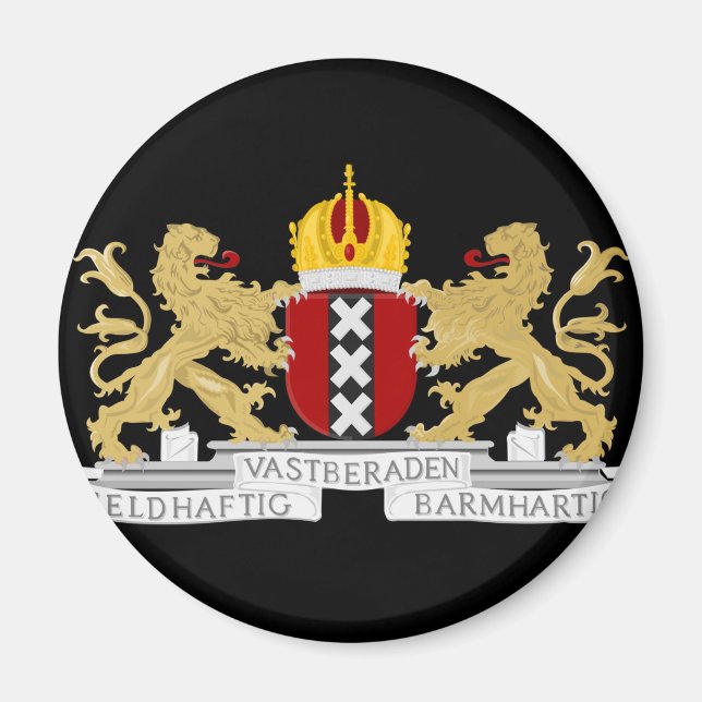 Coat of arms of Amsterdam Magnet (Front)