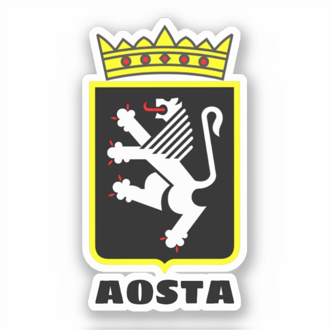 Coat of Arms of Aosta Valley (Italy) (Front)