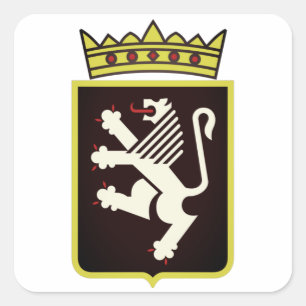 Coat of Arms of Aosta Valley (Italy) Square Sticker