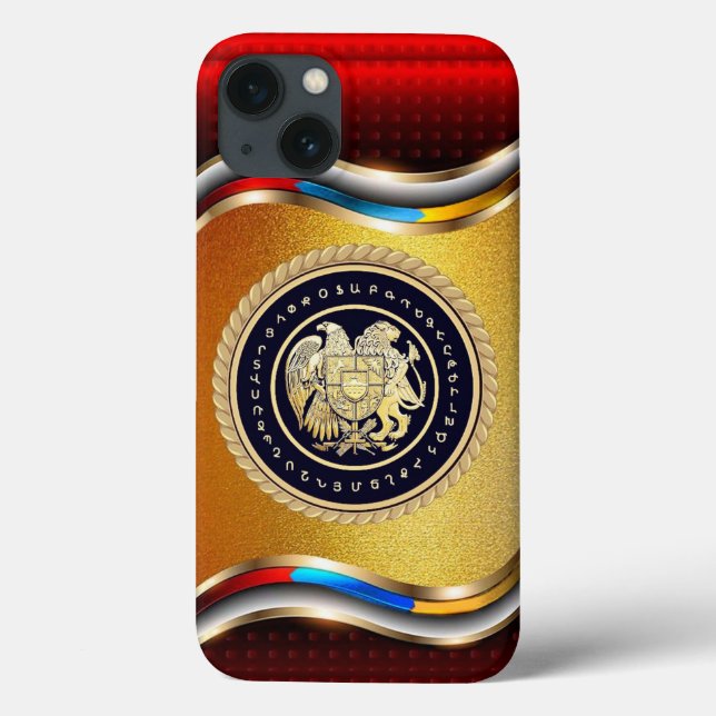 Coat of arms of Armenia զինանշան iPhone case (Back)