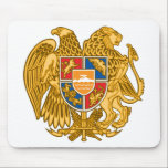 Coat of arms of Armenia - Armenian Emblem Mouse Pad<br><div class="desc">Coat of arms of Armenia - Armenian Emblem Հայաստանի զինանշանը flag, coat of arms, emblem, armenia, armenian</div>