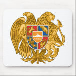 Coat of arms of Armenia - Armenian Emblem Mouse Pad<br><div class="desc">Coat of arms of Armenia - Armenian Emblem Հայաստանի զինանշանը flag, coat of arms, emblem, armenia, armenian</div>