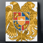 Coat of arms of Armenia - Armenian Emblem Plaque<br><div class="desc">Coat of arms of Armenia - Armenian Emblem Հայաստանի զինանշանը flag, coat of arms, emblem, armenia, armenian</div>