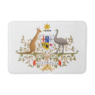 Coat of Arms of Australia Bath Mat