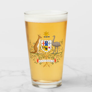 Coat of Arms of Australia Glass