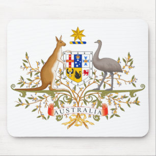 Coat of Arms of Australia Mouse Pad