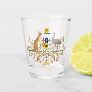 Coat of Arms of Australia Shot Glass