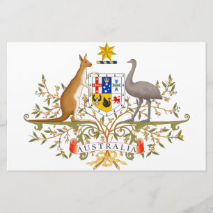 Coat of Arms of Australia Stationery