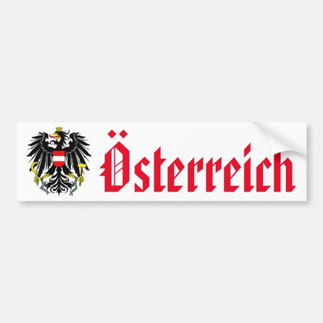 Coat of Arms of Austria Bumper Sticker (Front)