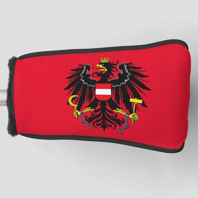 Coat of Arms of Austria Golf Head Cover (Front)