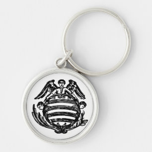 Coat of arms of Banska Bystrica in Slovakia Key Ring