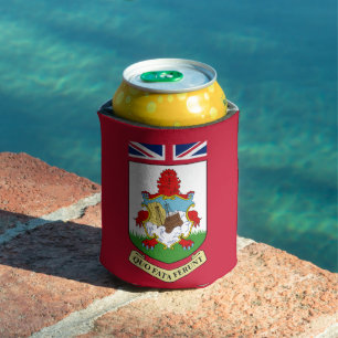 Coat of Arms of Bermuda Can Cooler