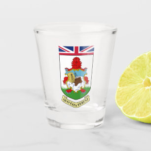 Coat of Arms of Bermuda Shot Glass
