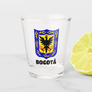 Coat of Arms of Bogotá, Colombia Shot Glass