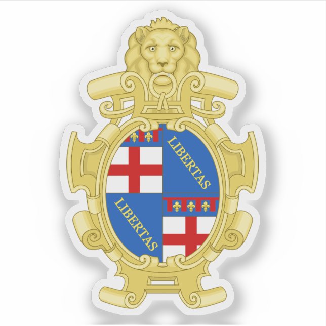 Coat of arms of Bologna, Italy (Front)