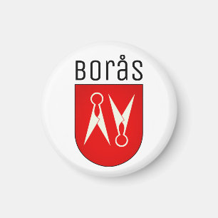 Coat of Arms of Borås, Sweden Magnet