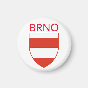 Coat of Arms of Brno - CZECHIA Magnet
