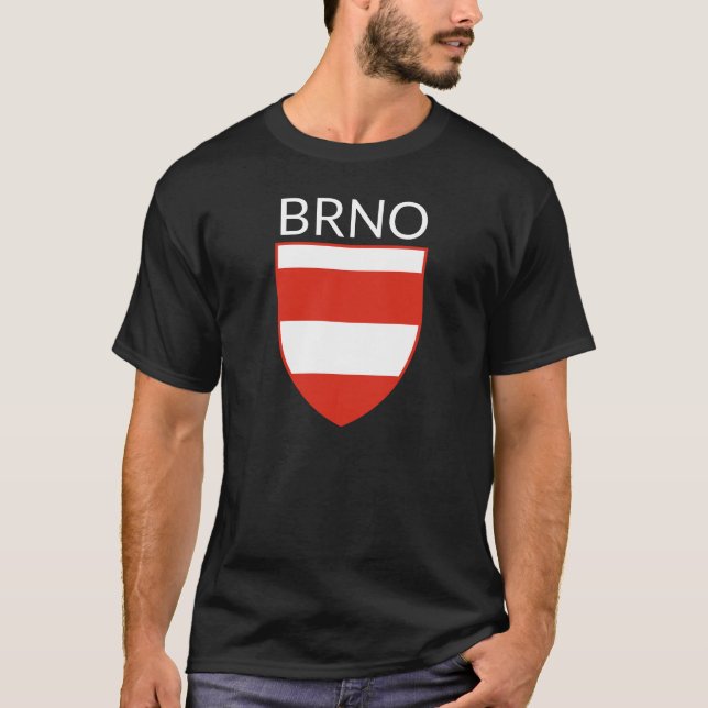 Coat of Arms of Brno - CZECHIA T-Shirt (Front)