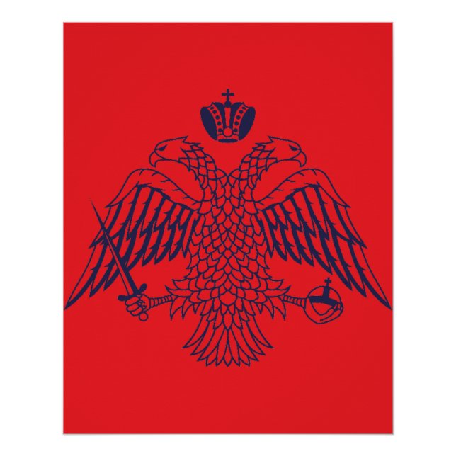 Coat of arms of Byzantine  Poster (Front)