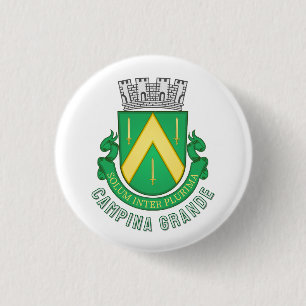 Coat of Arms of Campina Grande, Paraíba - BR 3 Cm Round Badge