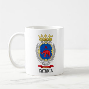Coat of arms of Catania, Sicily Coffee Mug