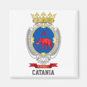 Coat of arms of Catania, Sicily Magnet