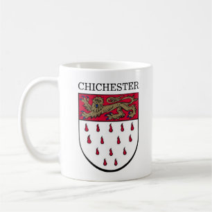 Coat of Arms of Chichester, West Sussex (England) Coffee Mug
