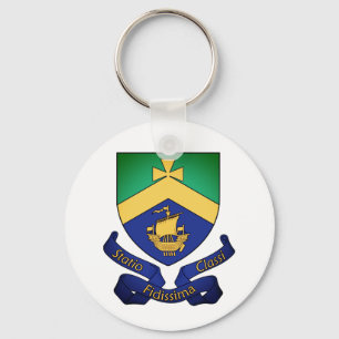 Coat of Arms of Cobh (County Cork), Ireland Keycha Key Ring