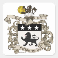 Coat of Arms of Colonel William Ball of Virginia.